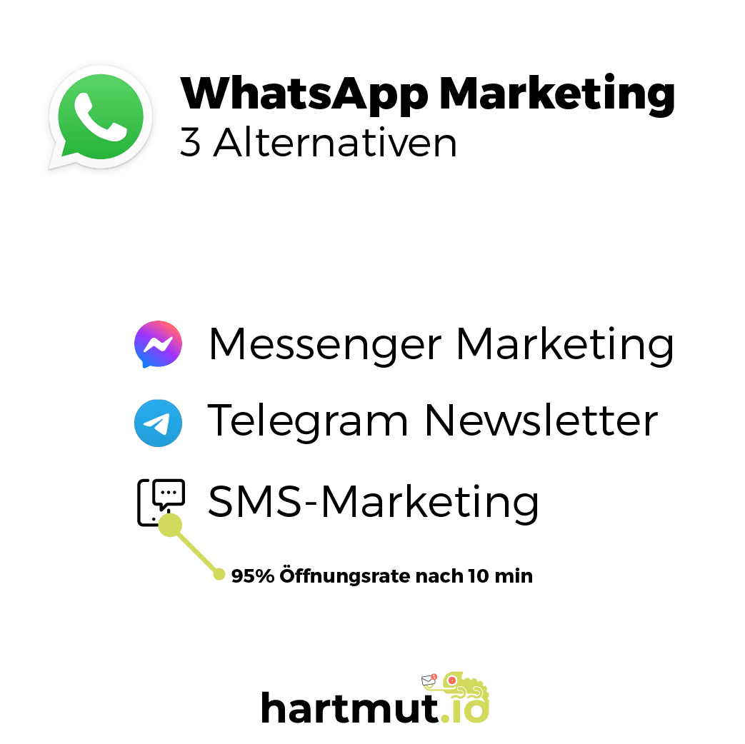 3 Alternativen zu WhatsApp Newsletter Marketing